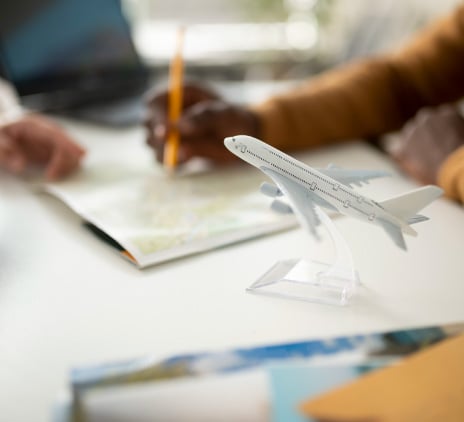 Imagem de viagem e prazos 