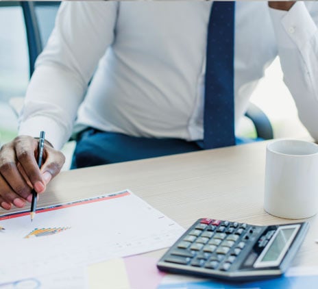 Trabalho, escrivaninha, cena