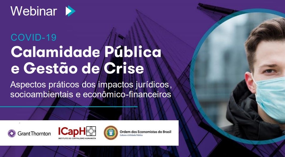 Webinar: Covid-19 - calamidade Pública e Gestão de crise