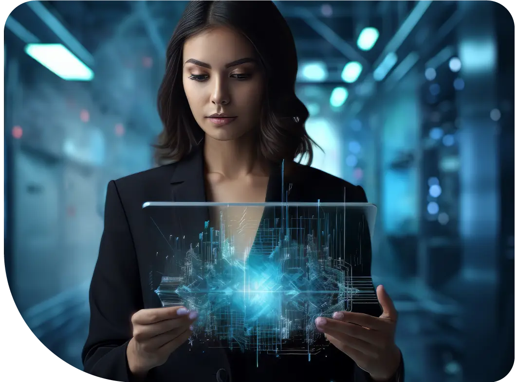 Mulher gerada por IA