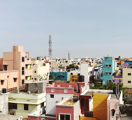 vista de um dos pontos turístico de Chennai