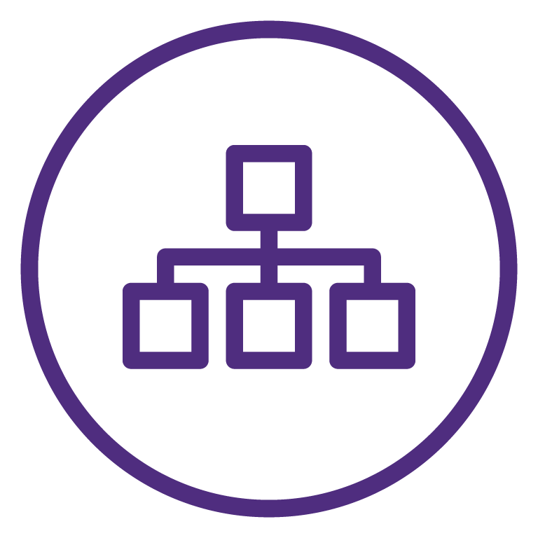 icon network purple