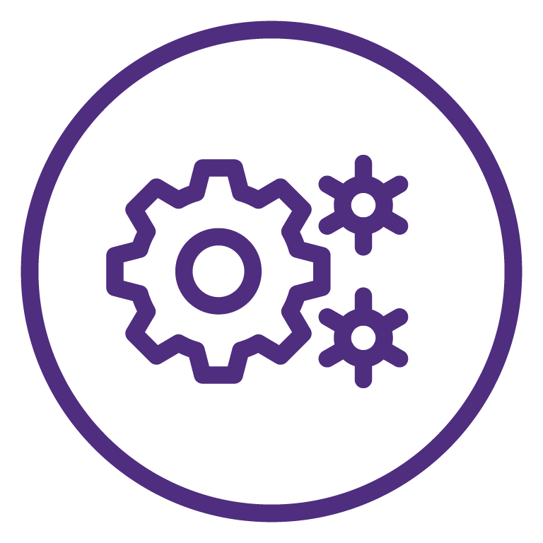Icon of gears