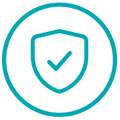 Shield tick icon