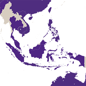 Map of ASEAN region image